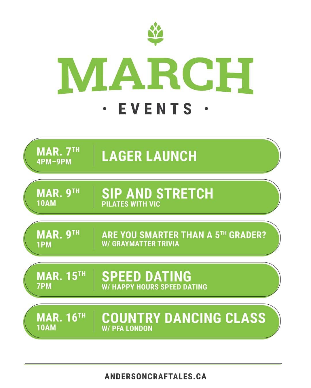 March 2025 Events Page 1